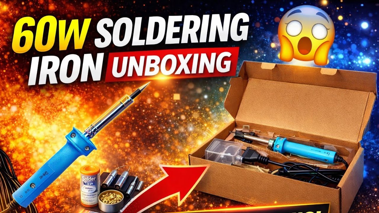 60W Soldering Iron Unboxing 🔥 