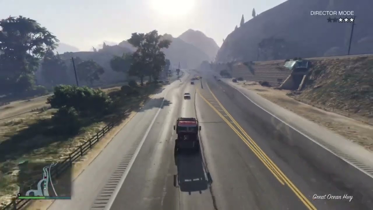 GTA 5 : They Sent the Whole Police Force After My Truck! 😱. #gta