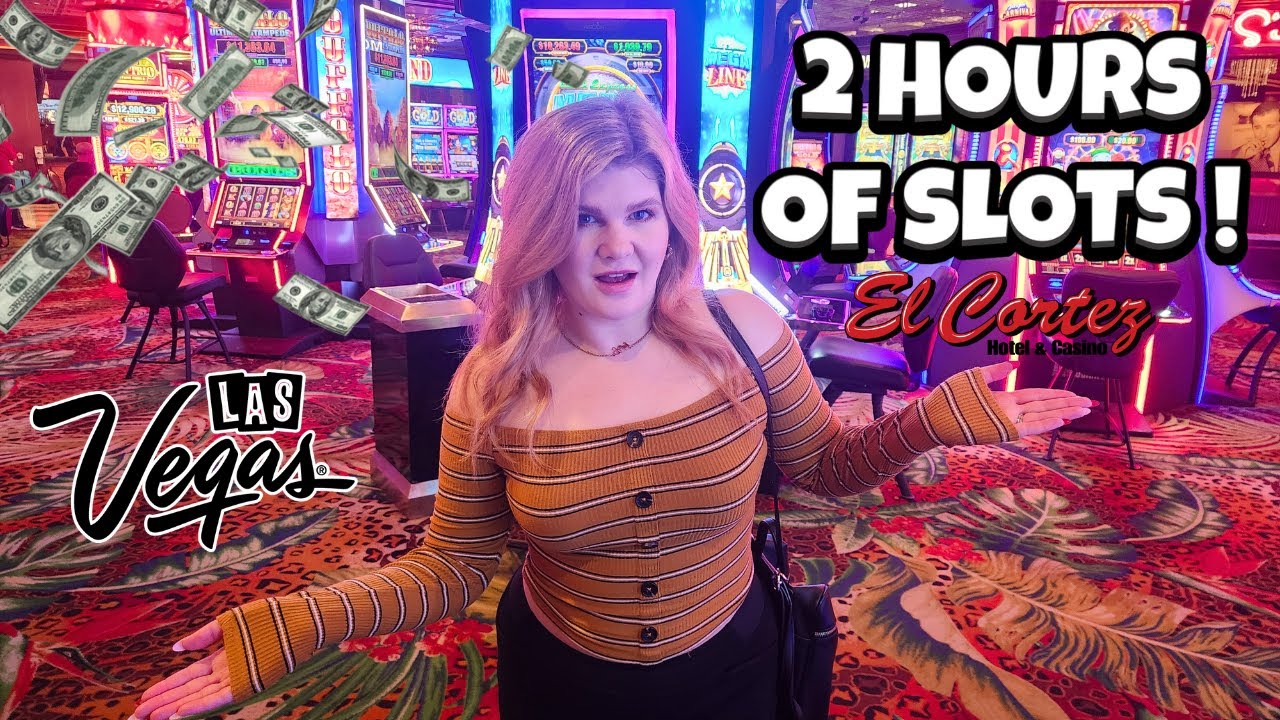 2 Hours of Slot Machine Spins and Wins at El Cortez in Las Vegas!