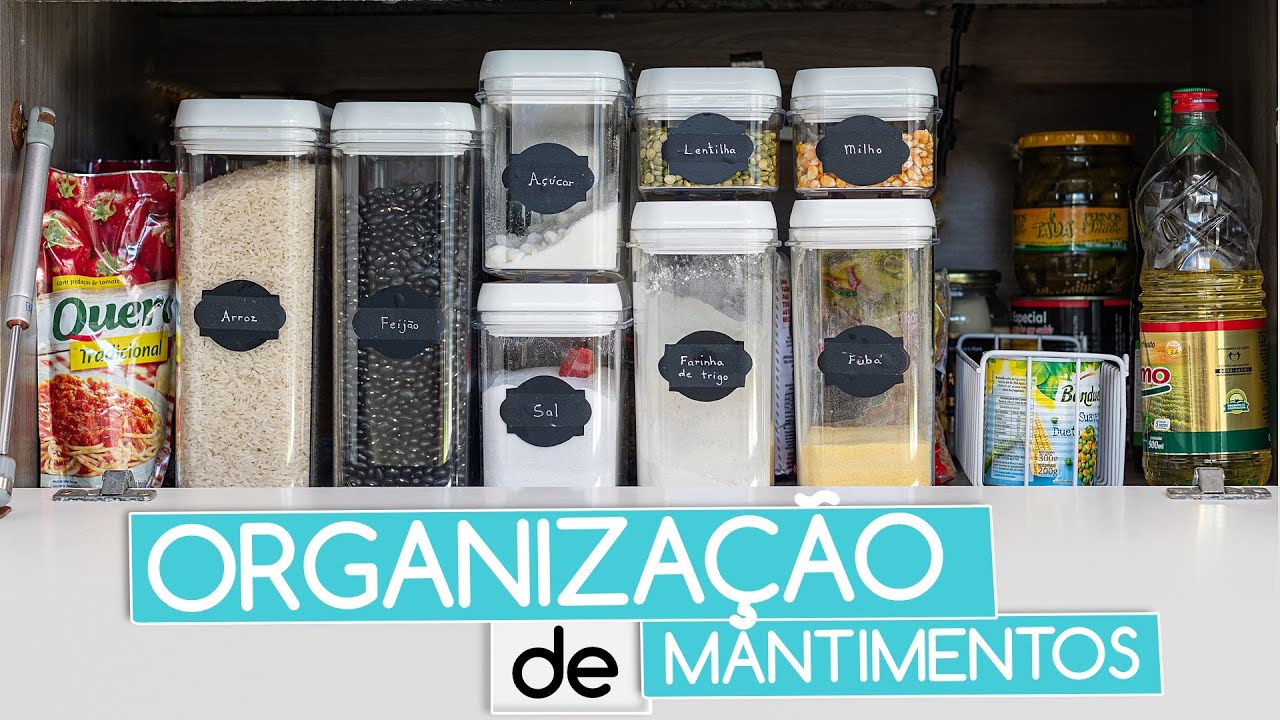 10 Dicas para Organizar os seus Mantimentos