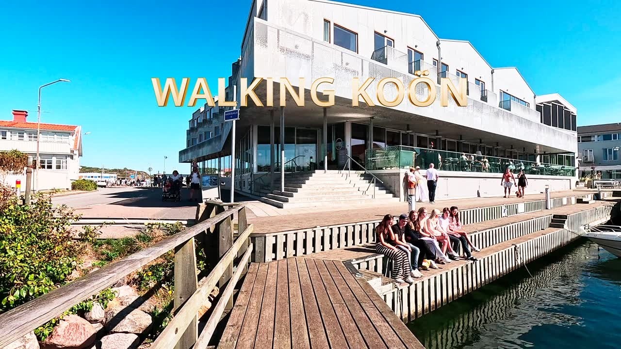 Ko&ouml;n Sweden 4K &ndash; Beautiful Summer Walk Around Marstrand Island