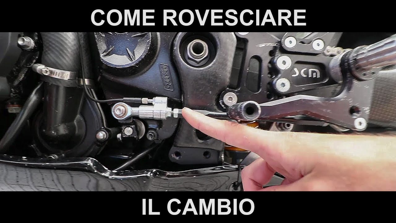 Come rovesciare il cambio della moto?