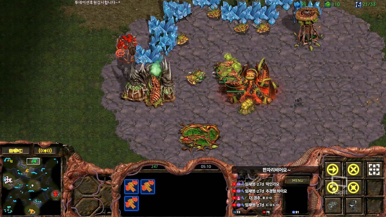 더드튜브 스타팀플 헌터 생방송 StarCraft Team Play 실시간