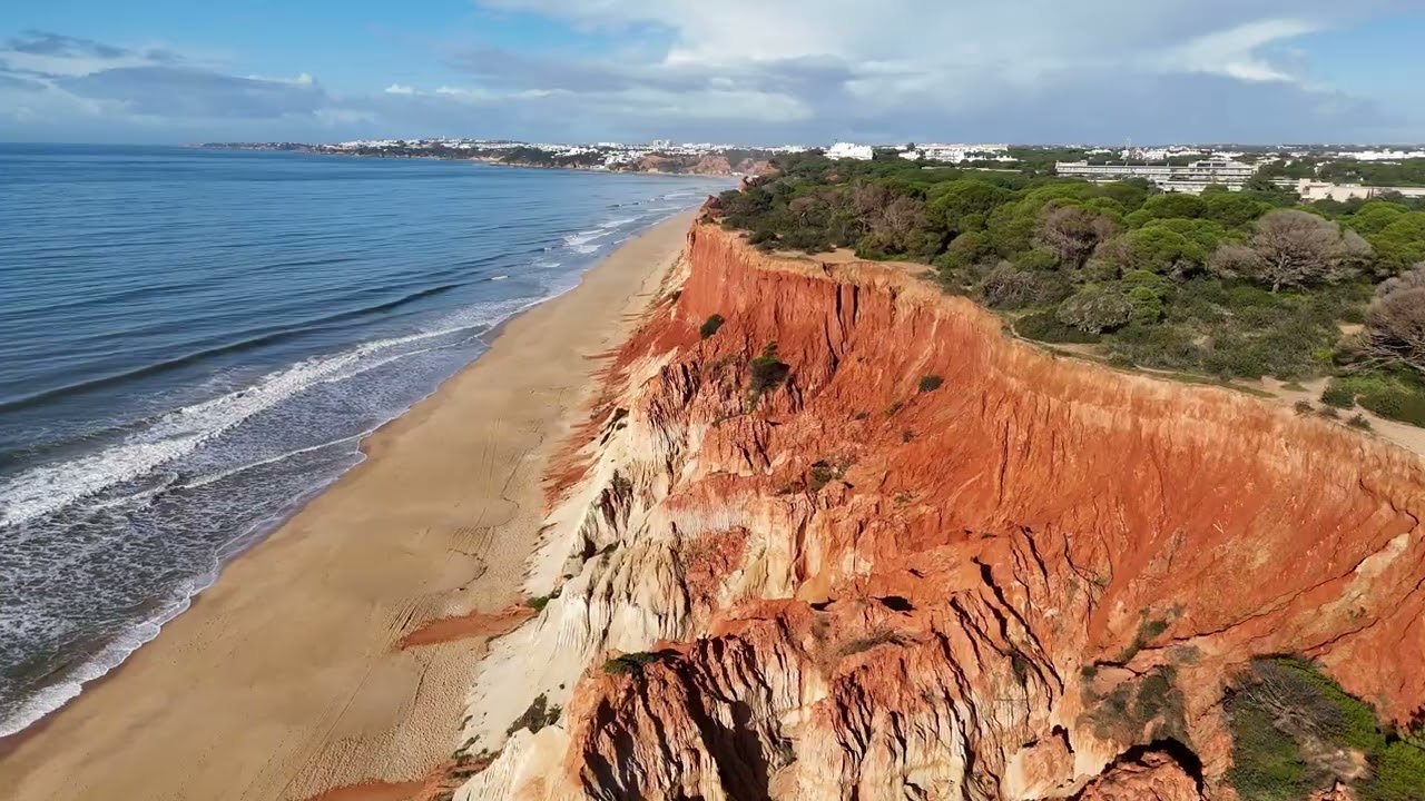 Praia da Falésia Albufeira Janeiro 2026 DJI Mini 4 pro