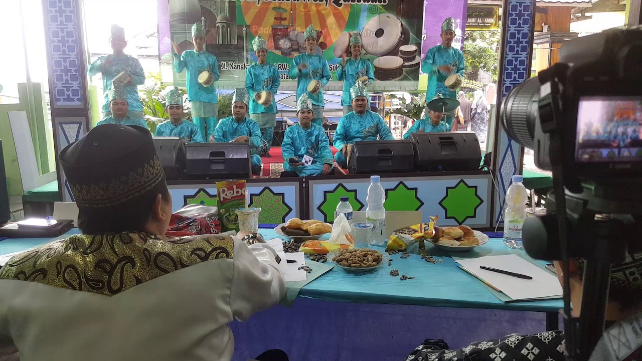 Marawis MayessaHadfah_Qulyaadzim_feat. Rivay Soba & Fajri_Masjid AL-Amin_cimanggis Depok
