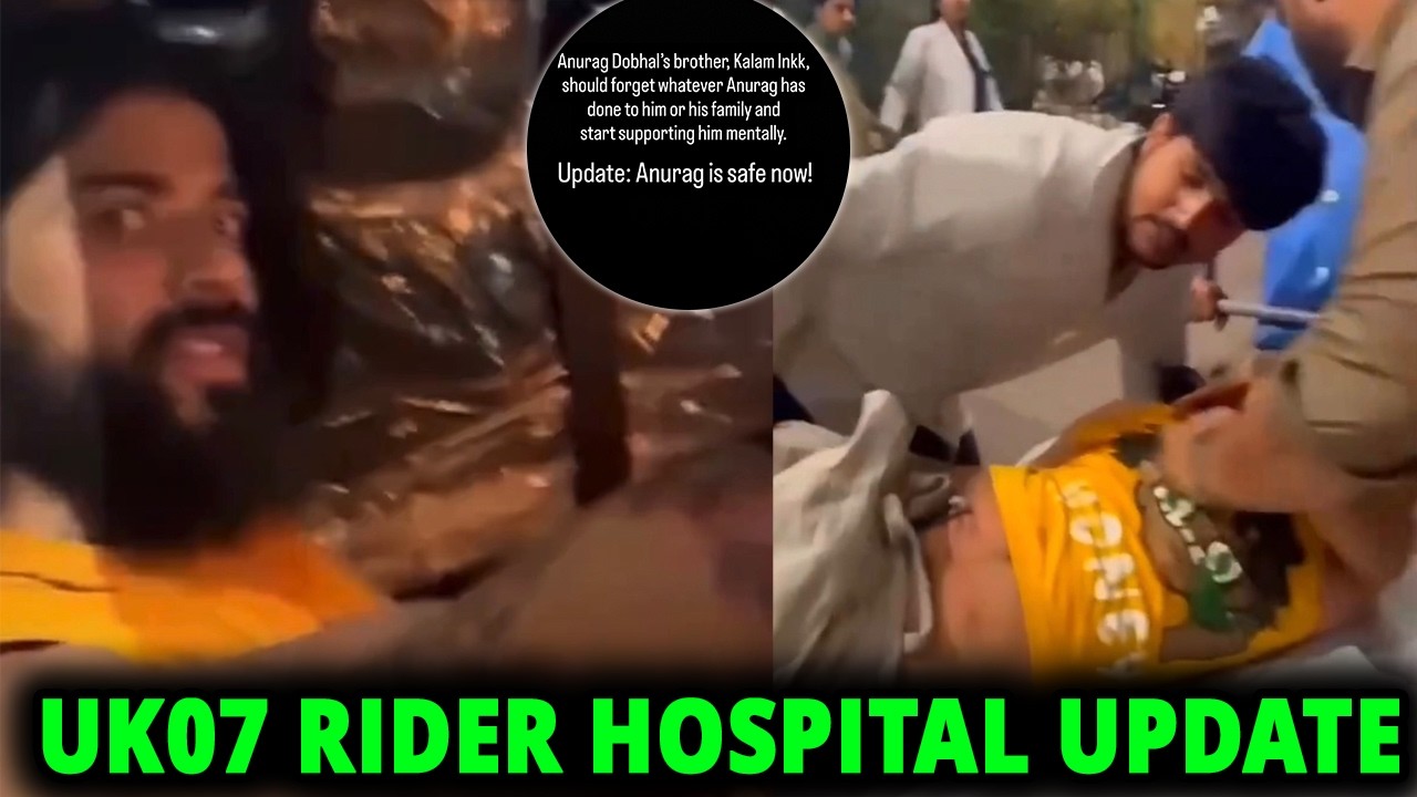 FINALLY🥺- UK07 Rider Reaches Hospital After Live Accident - Big Heath Update