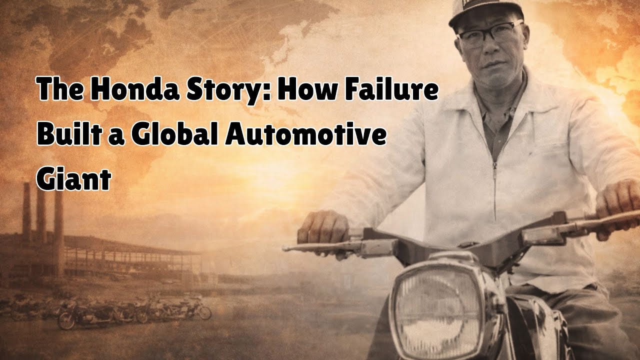 The Honda Story: How Failure Built a Global Automotive Giant | #learnenglish #listning #english 