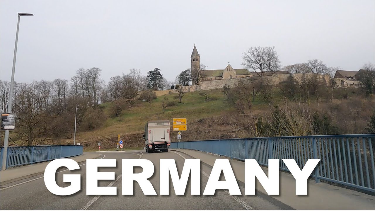 Scenic Drive in Germany from Göppingen/Faurndau to Lorch | Germany, Baden-Württemberg