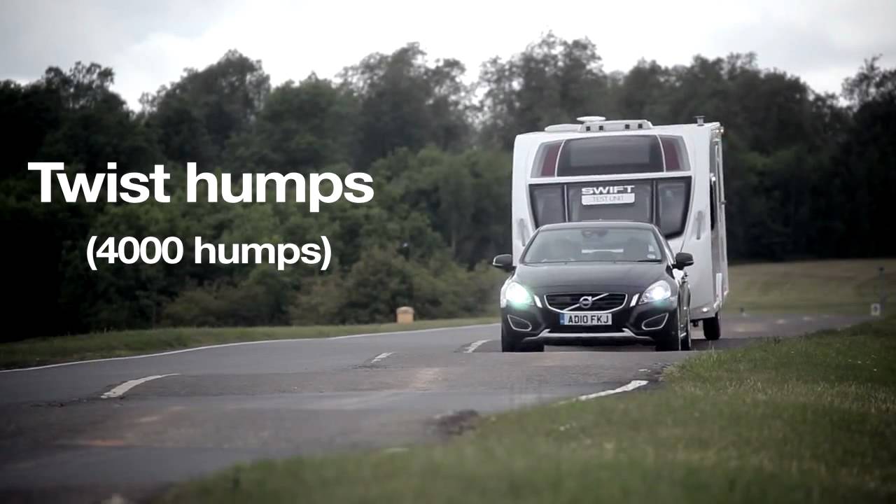 Swift, Sterling & Sprite Caravan Millbrook Test Track Testing Video HD
