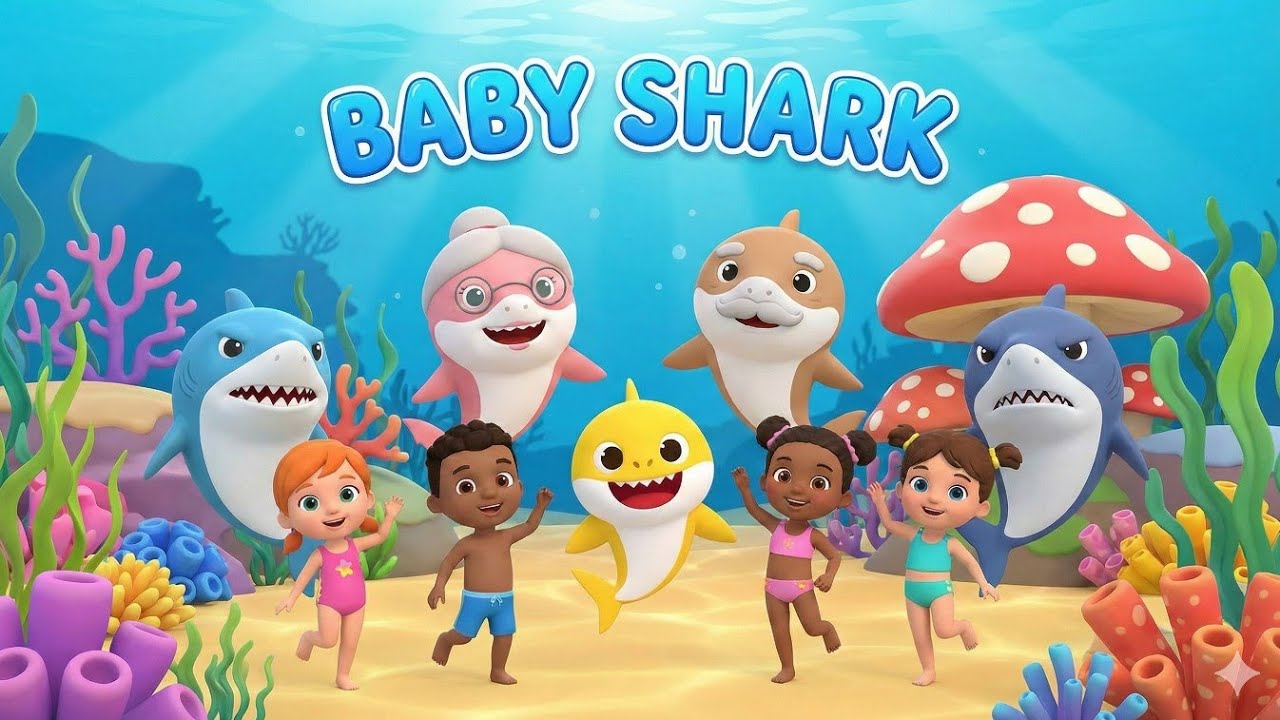 Baby Shark Doo Doo Doo | Most Popular Kids Song || Toddler Rhymes TV || Nursery Rhymes for Toddlers