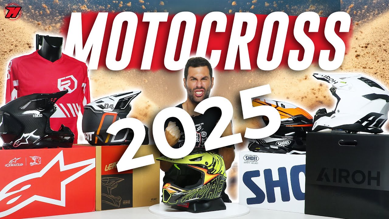 Los mejores CASCOS DE MOTO OFF-ROAD, MOTOCROSS Y ENDURO 🚀