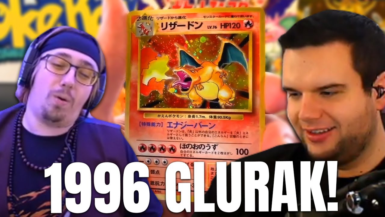 ER KRIEGT DAS 1996 GLURAK! 🥳 - REAKTION auf BASE SET UNLIMITED JAPANISCH PokeRev | TrilluXe