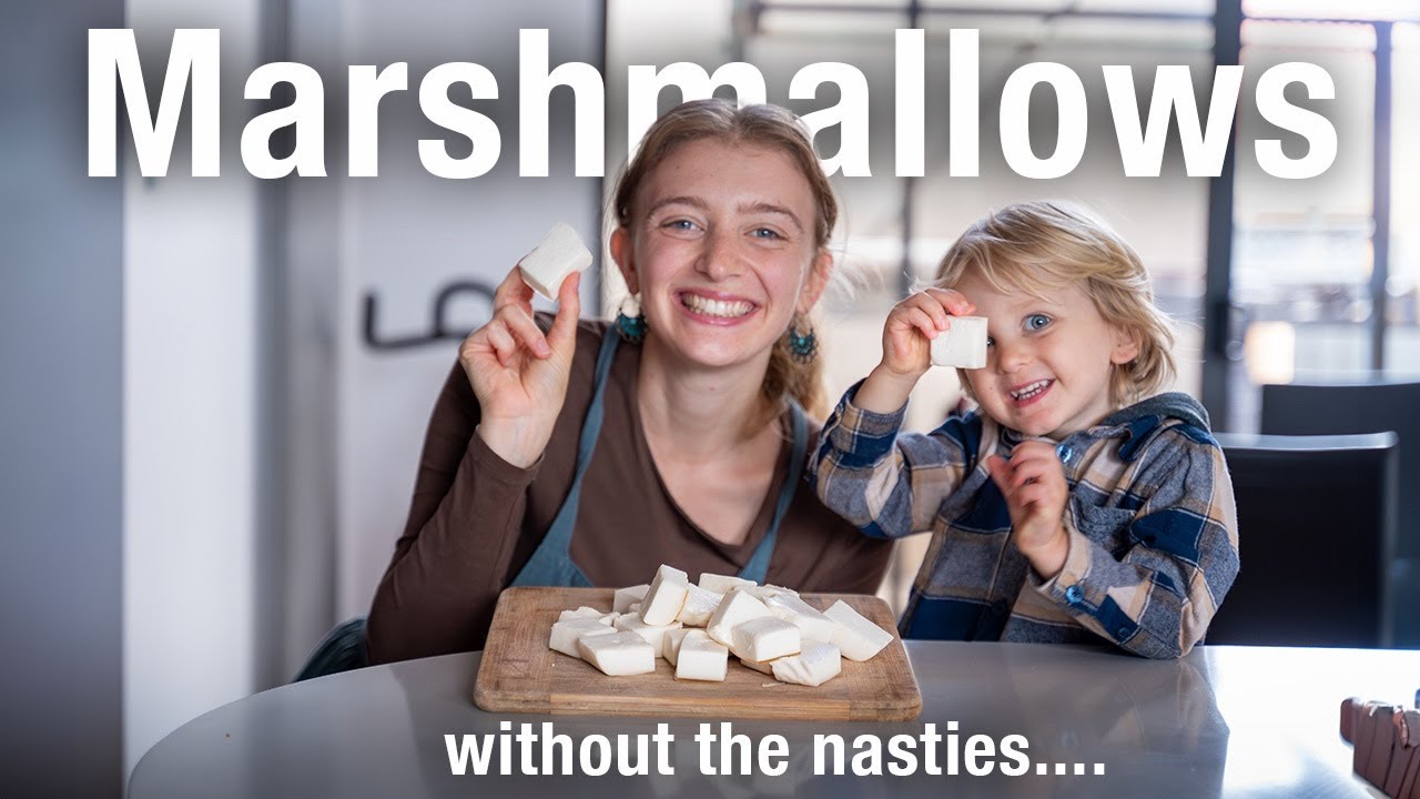 How to make HEALTHY MARSHMALLOWS from Scratch (Step by Step)