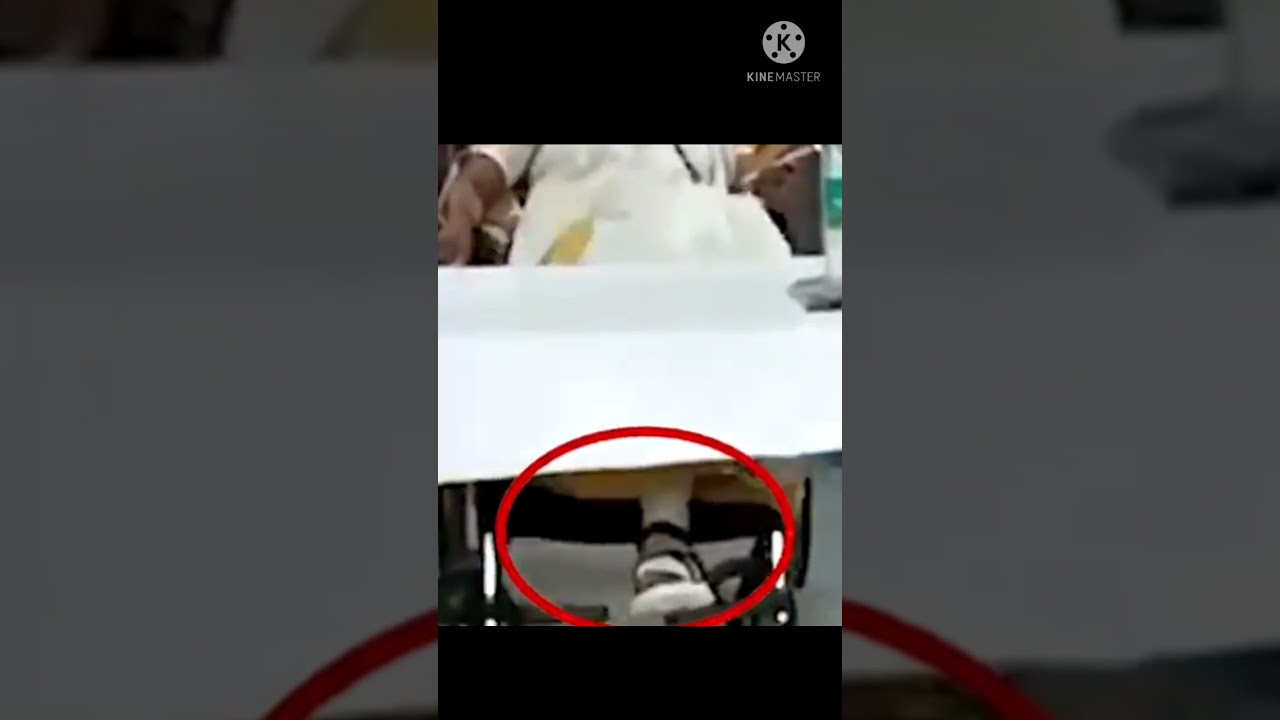 #BJP releases video on the alleged reality of Mamata Banerjee leg injury!!!