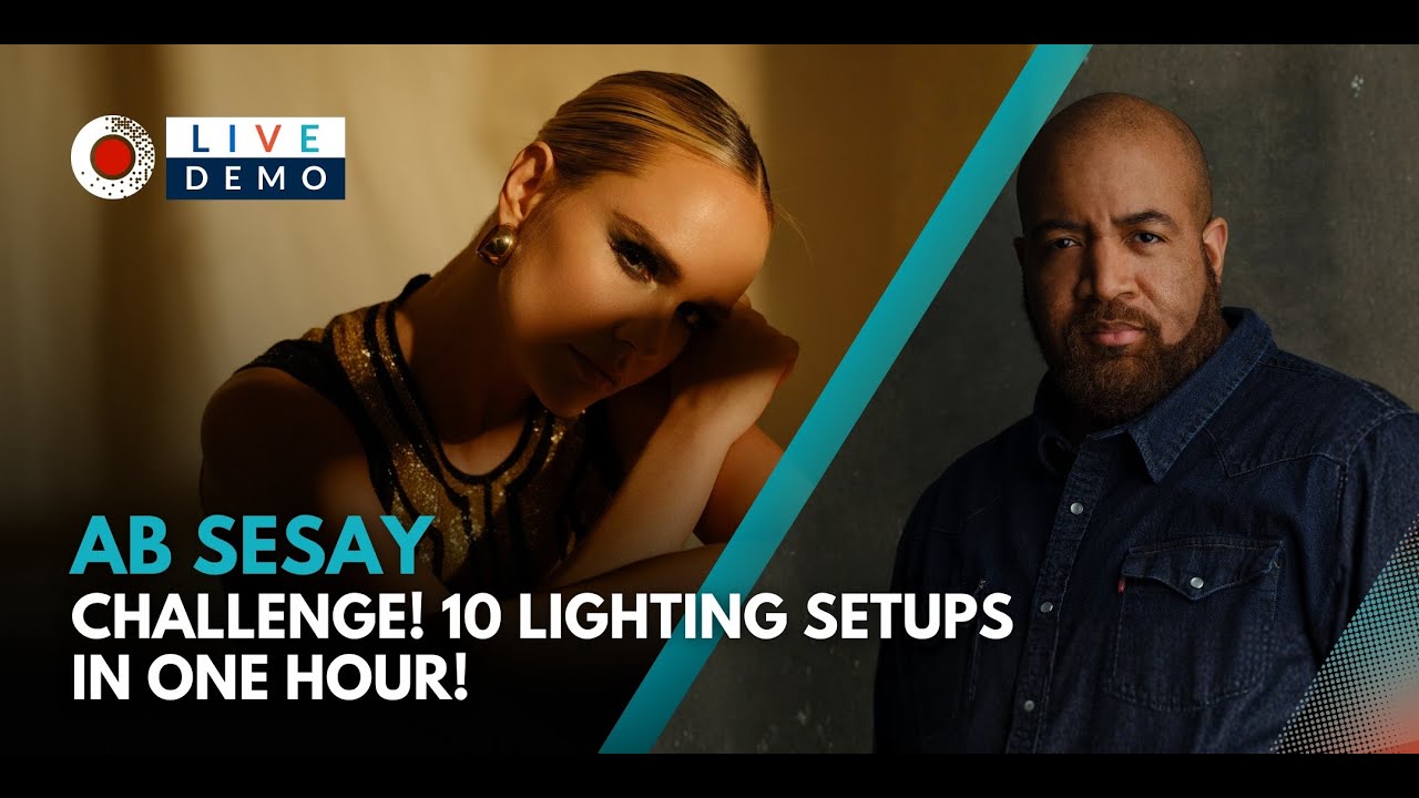 Photography Challenge! 10 Lighting Setups in One Hour With Ab Sesay | Adorama Live Photo Demo