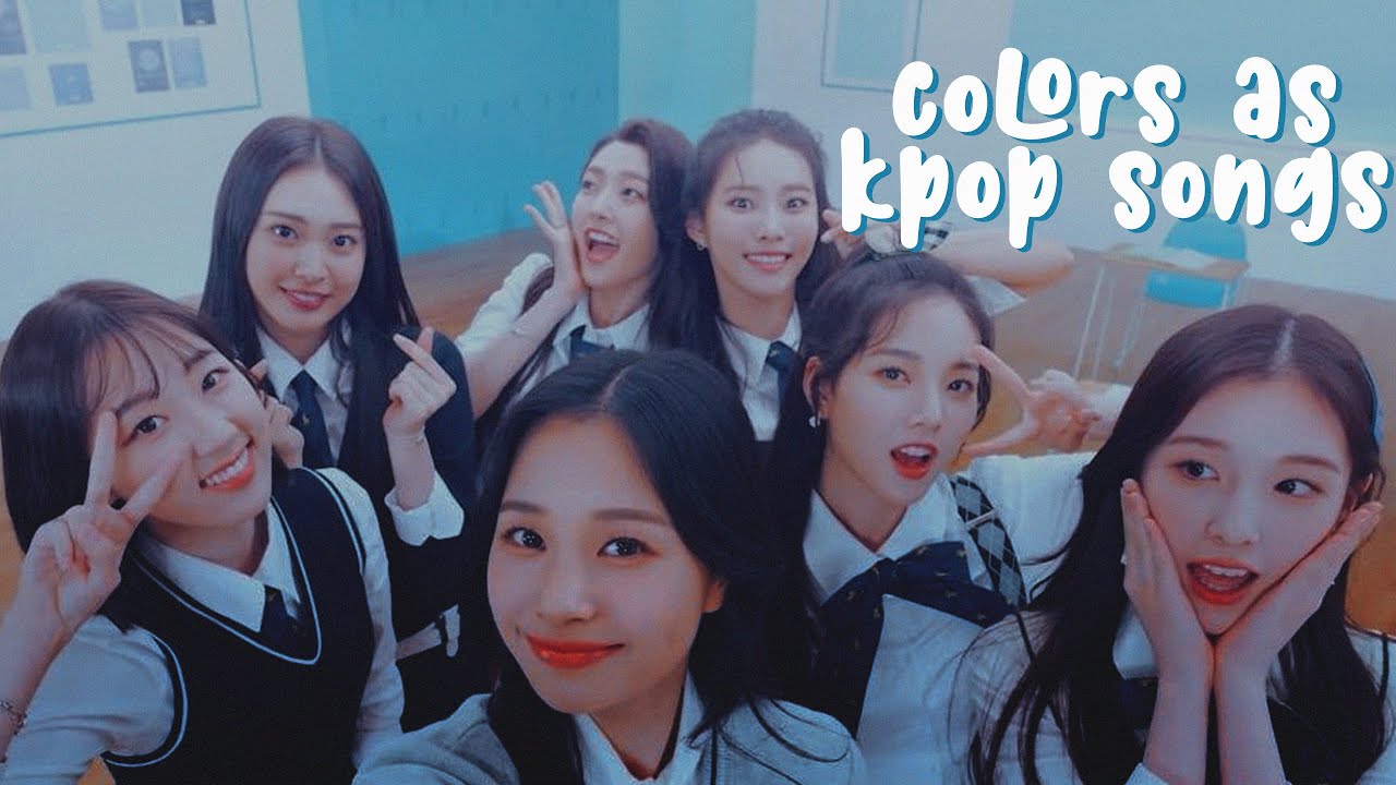 colors as kpop songs (b-side edition)