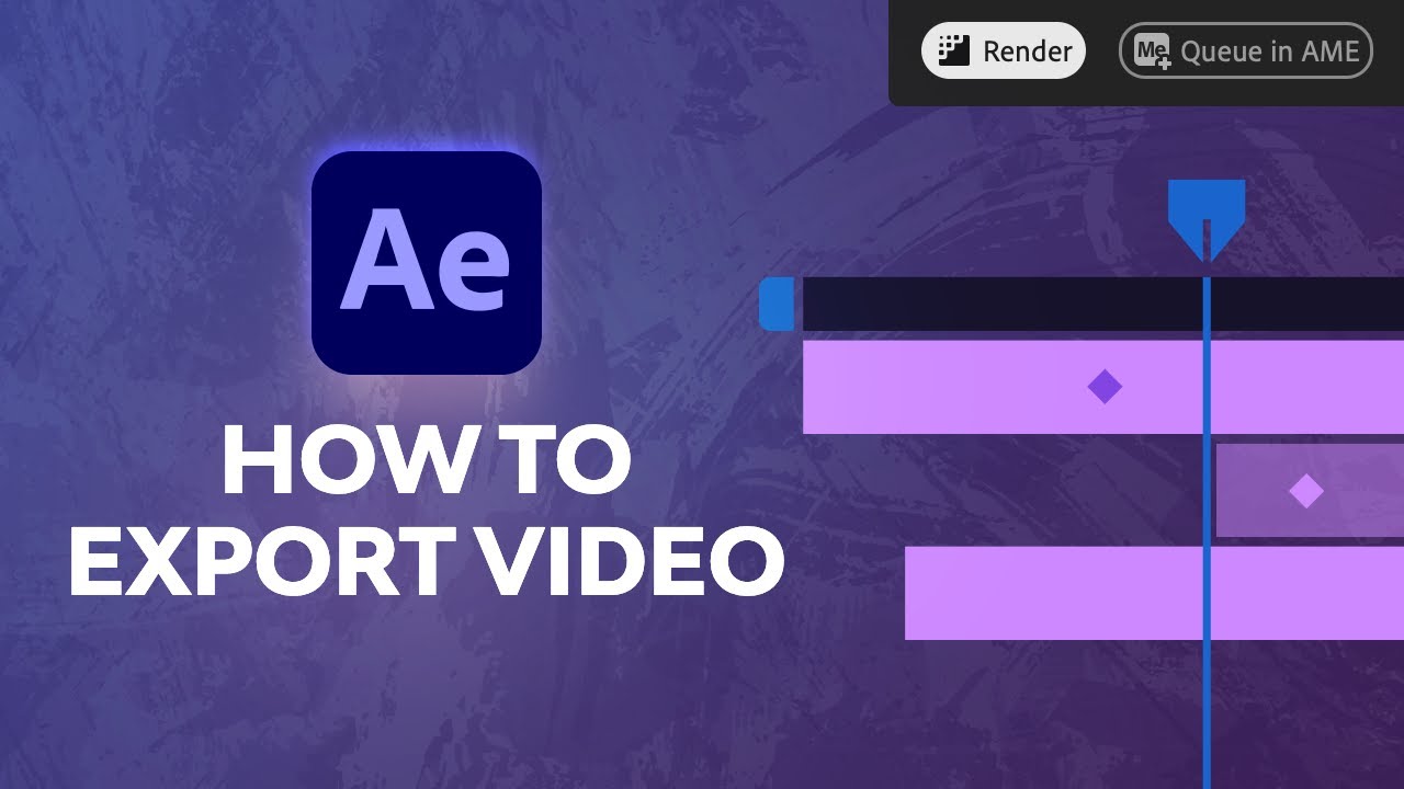 How to Export Video in After Effects