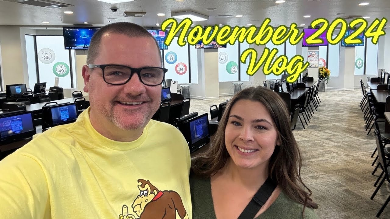 Las Vegas Vlog November Day 3 | Fremont Street | Plaza Bingo Marathon | Victory Burger