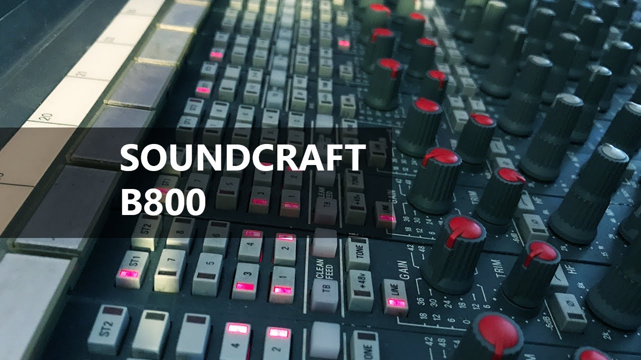 Soundcraft b800