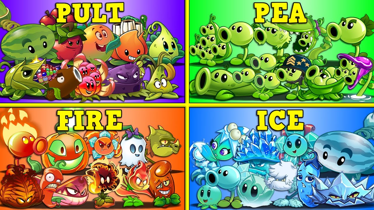 Random 16 Team Plants Battlez - Which Team Plant Will Win? - PvZ 2 Gameplay