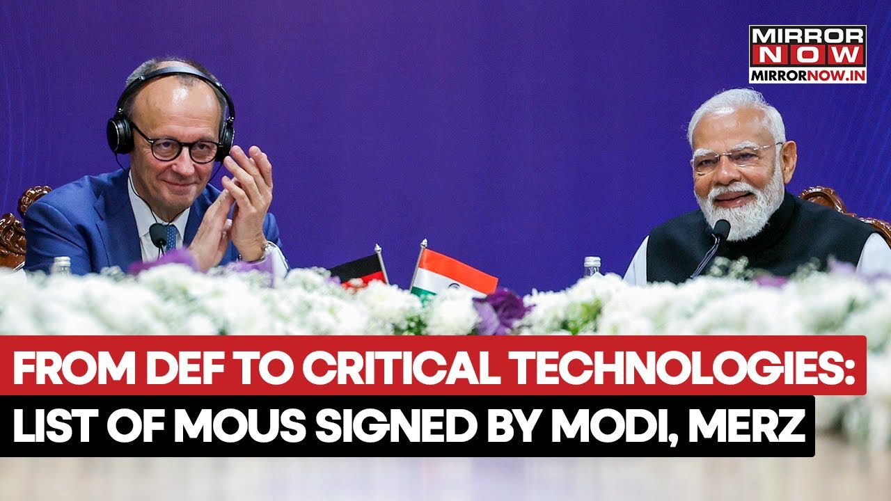 German Chancellor Friedrich Merz Visits India: From Defence To Technologies; List Of MoUs Signed