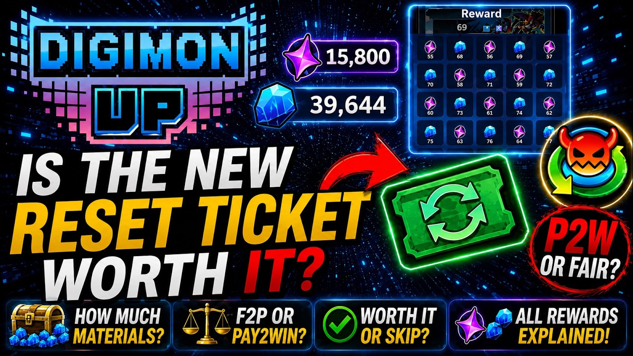 Digimon Up &mdash; стоит ли покупать билет сброса? Давайте выясним!