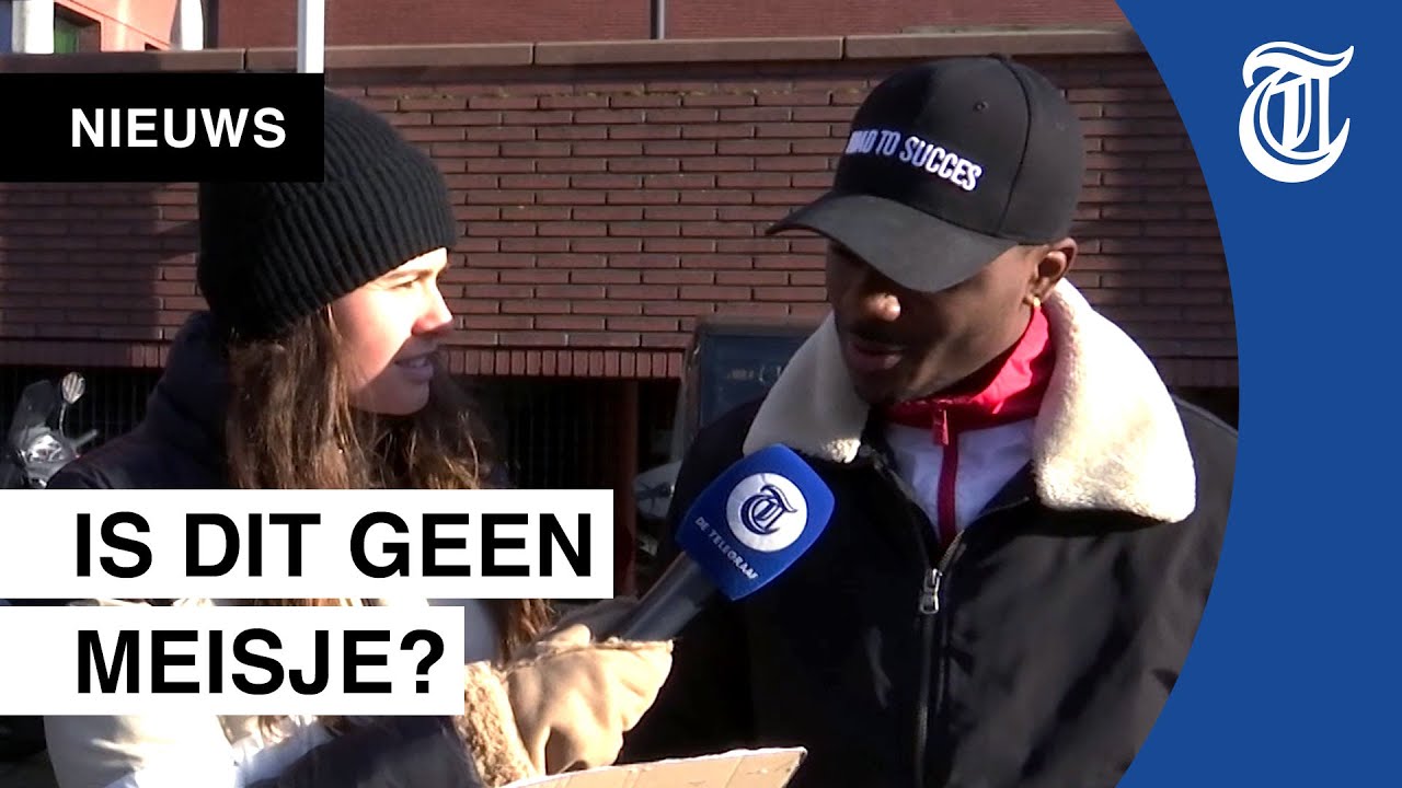 Jongen in paniek door transgender-foto