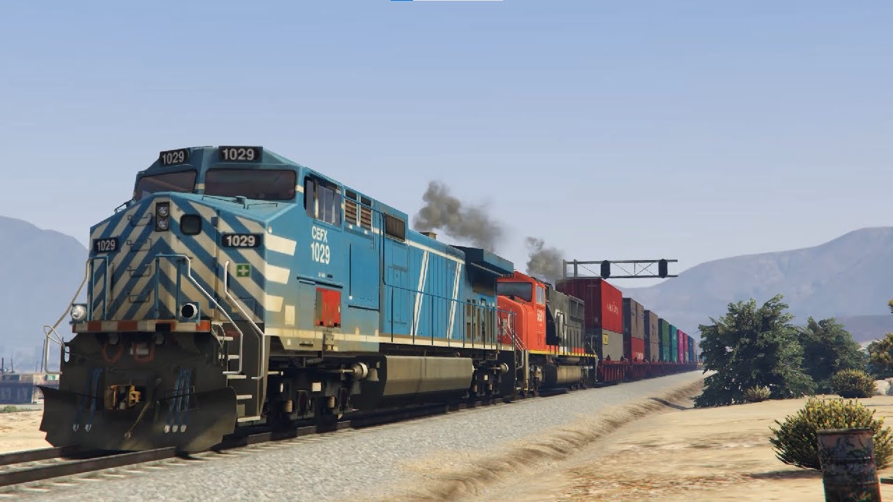 GTA 5 Railfanning #30 - Kitsune Trains Mod