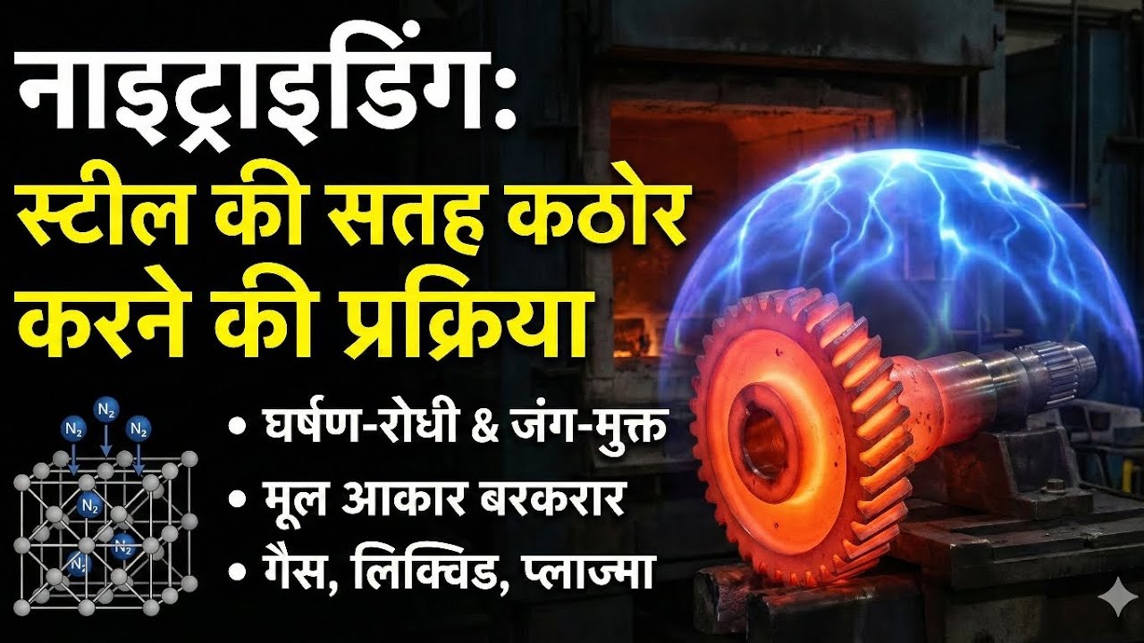 नाइट्राइडिंग क्या है? | Nitriding Heat Treatment Process in Hindi | Surface Hardening Explained
