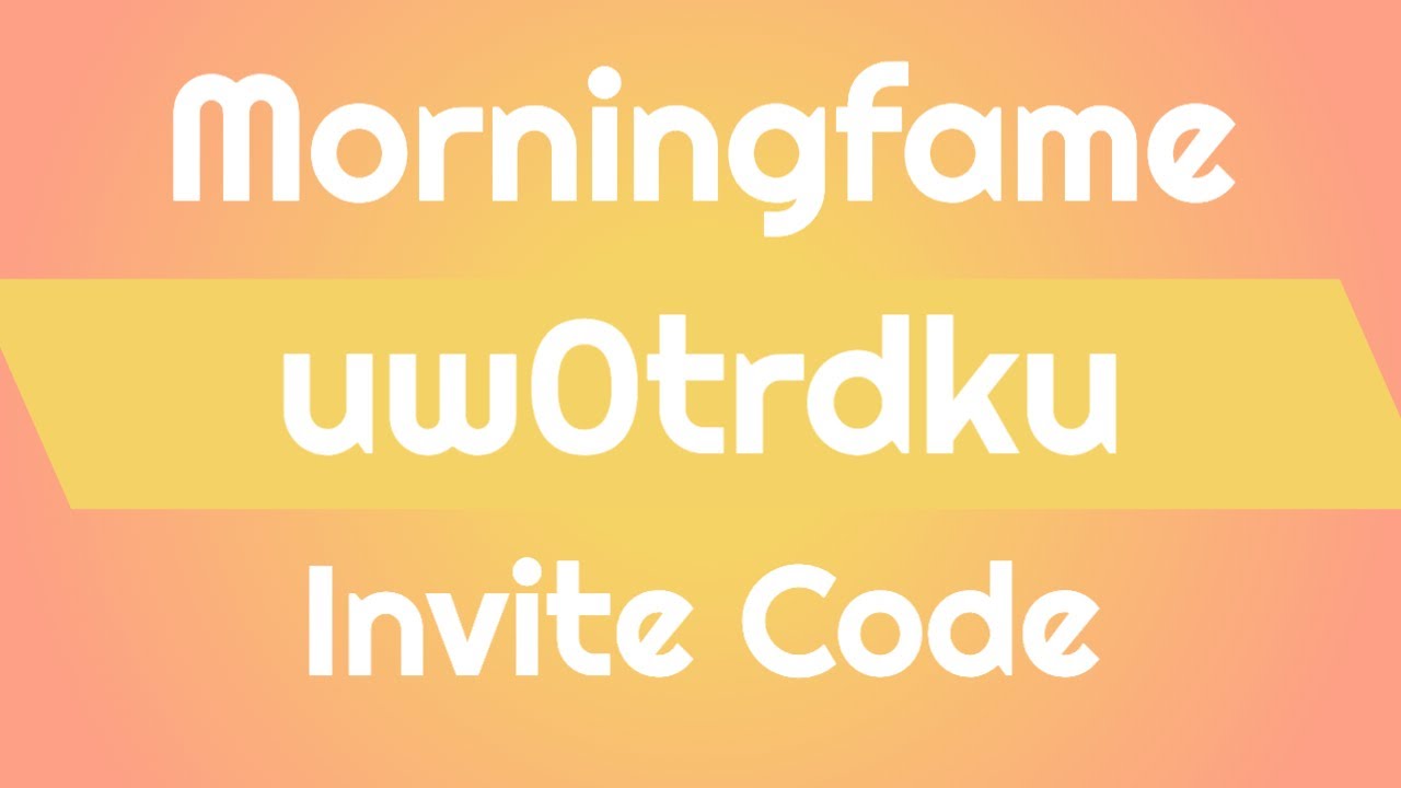 Morningfame Review 2020 and Morning Fame Invite Code