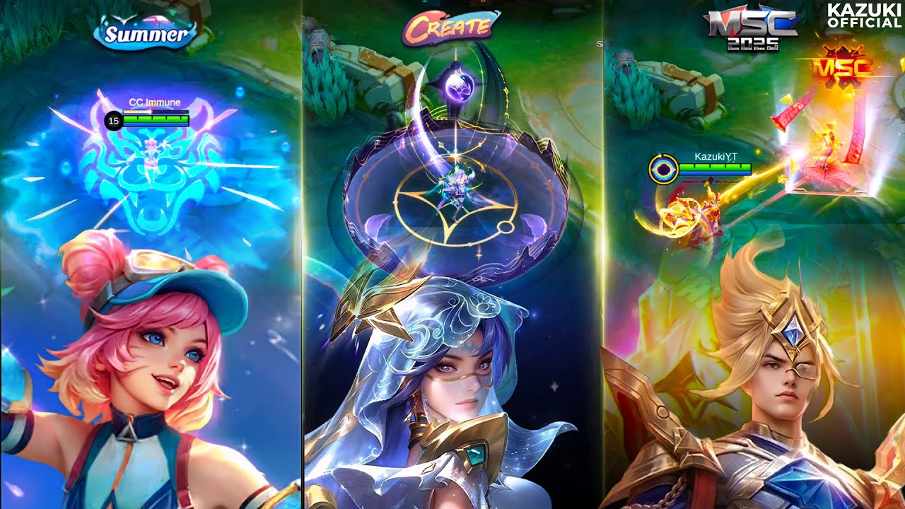 Luo Yi’s Create Skin, Wanwan’s Summer Splash, and Natan’s MSC - Final Effects in Ultra HD!