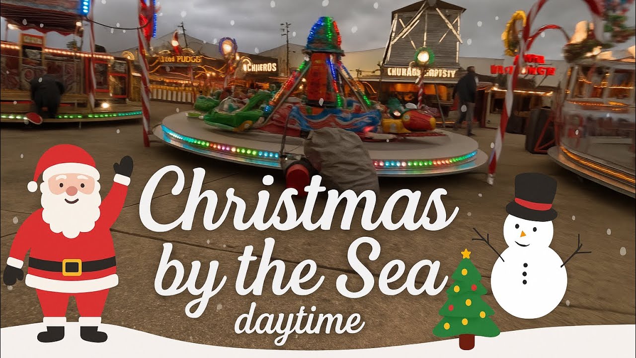 Цены на еду и напитки в дневное время на Рождество у моря 🎄⛄️