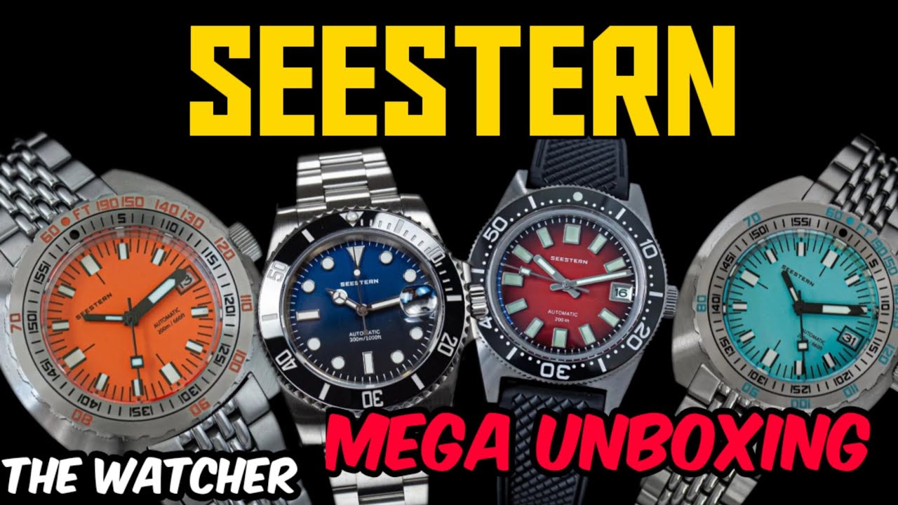 ⭐SEESTERN MEGA UNBOXING⭐ Doxa/62mas/Sub Homages WOW! |The Watcher