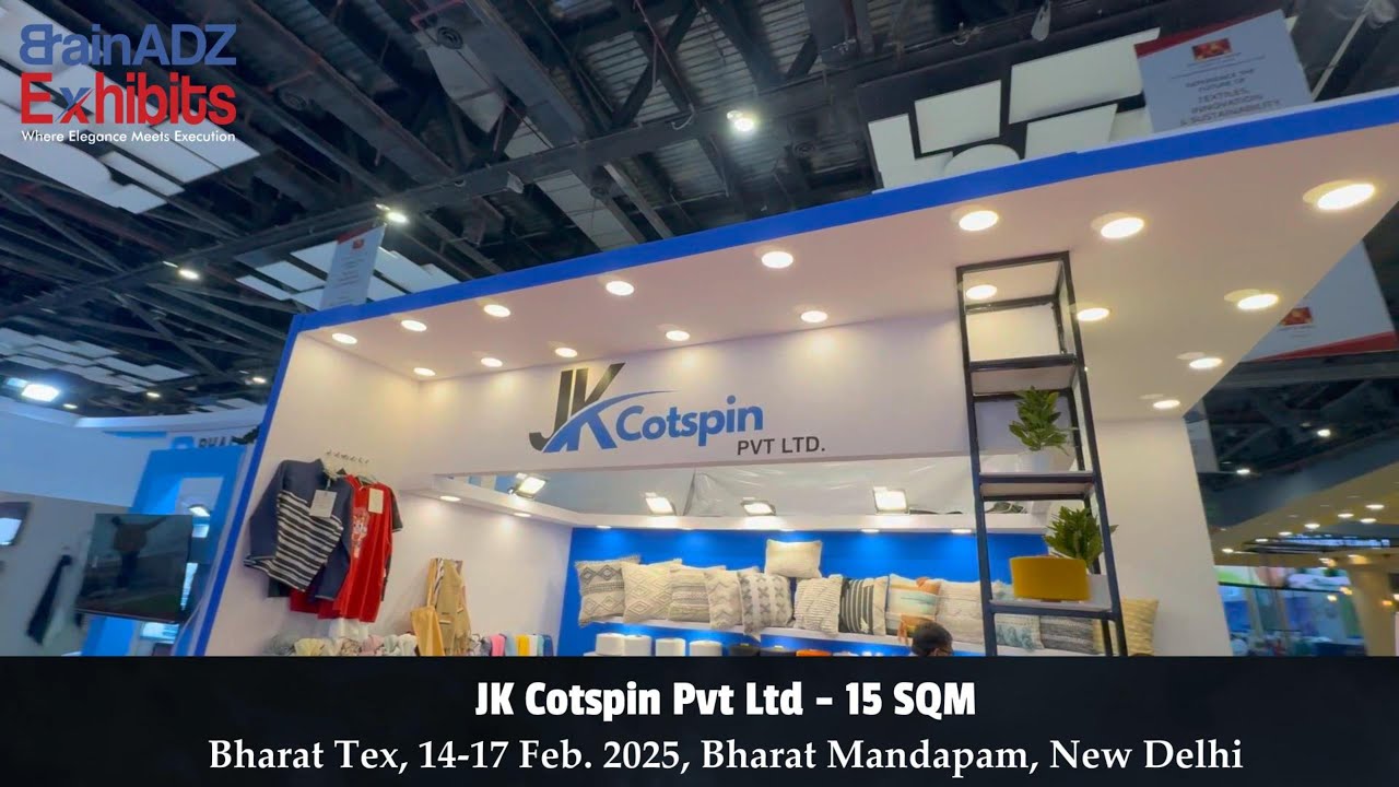 JK Cotspin Pvt Ltd at Bharat Tex 2025 &ndash; Designed & Built by BrainADZ Exhibits