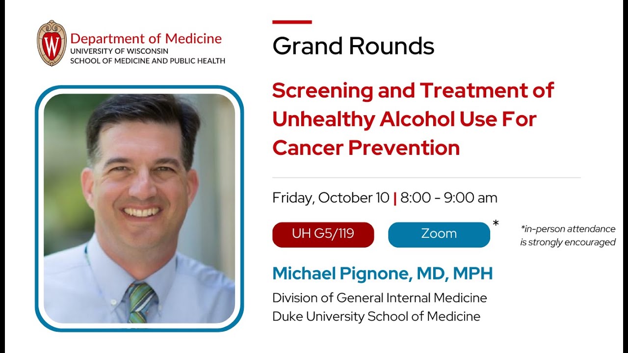 10/10/25 - Screening and Treatment of ​Unhealthy Alcohol Use For​ Cancer Prevention​