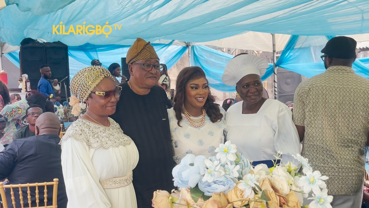 BIDEMI KOSOKO MADE HER  FATHER PROUD! JIDE KOSOKO BEAMS WITH PRIDE AS BIDEMI CELEBRATES HER CHILD