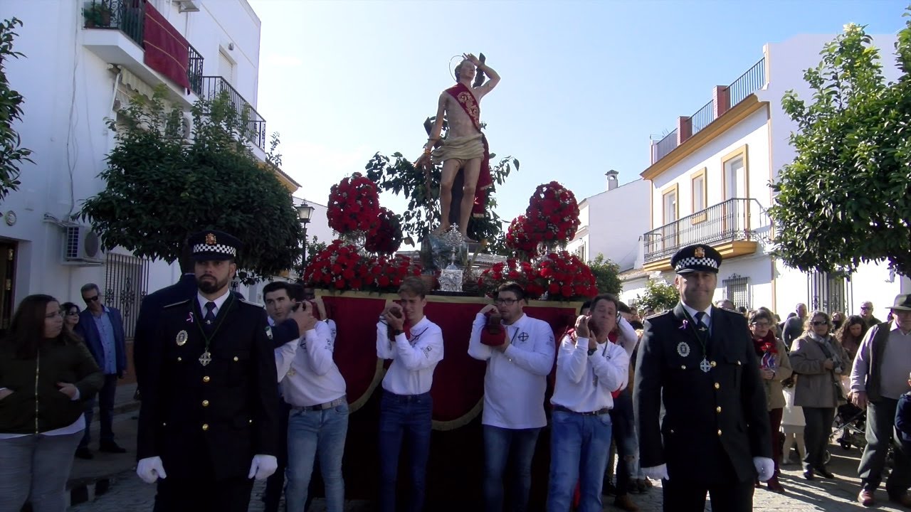 Procesión de San Sebastián en Cartaya