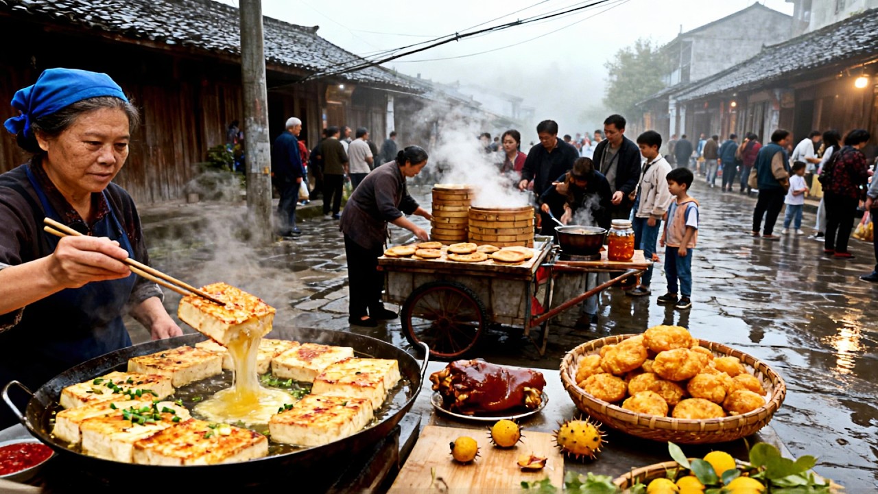 Guizhou Morning Market Adventures: Exotic Fruits and Street Eats