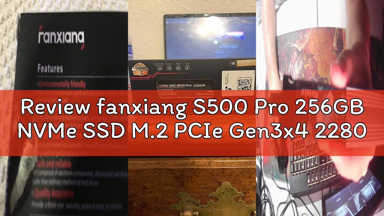 Review fanxiang S500 Pro 256GB NVMe SSD M.2 PCIe Gen3x4 2280 Internal Solid State Drive, SLC Cache 3