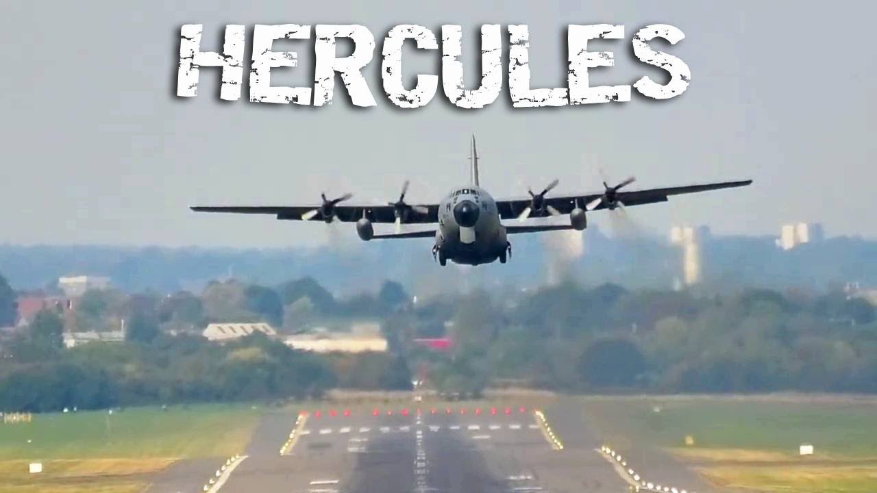 Lockheed C-130H Hercules ✈️Departing Birmingham Airport ( BHX )