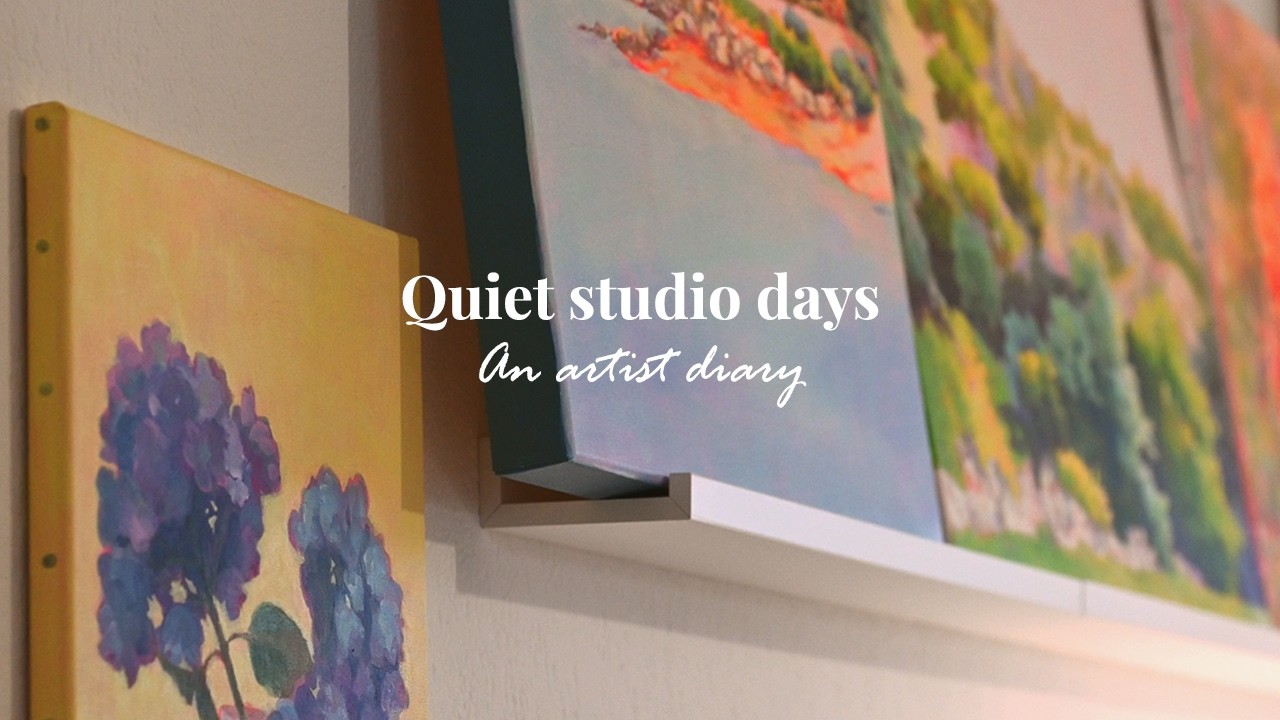 A realistic week in the studio | When painting feels like therapy
