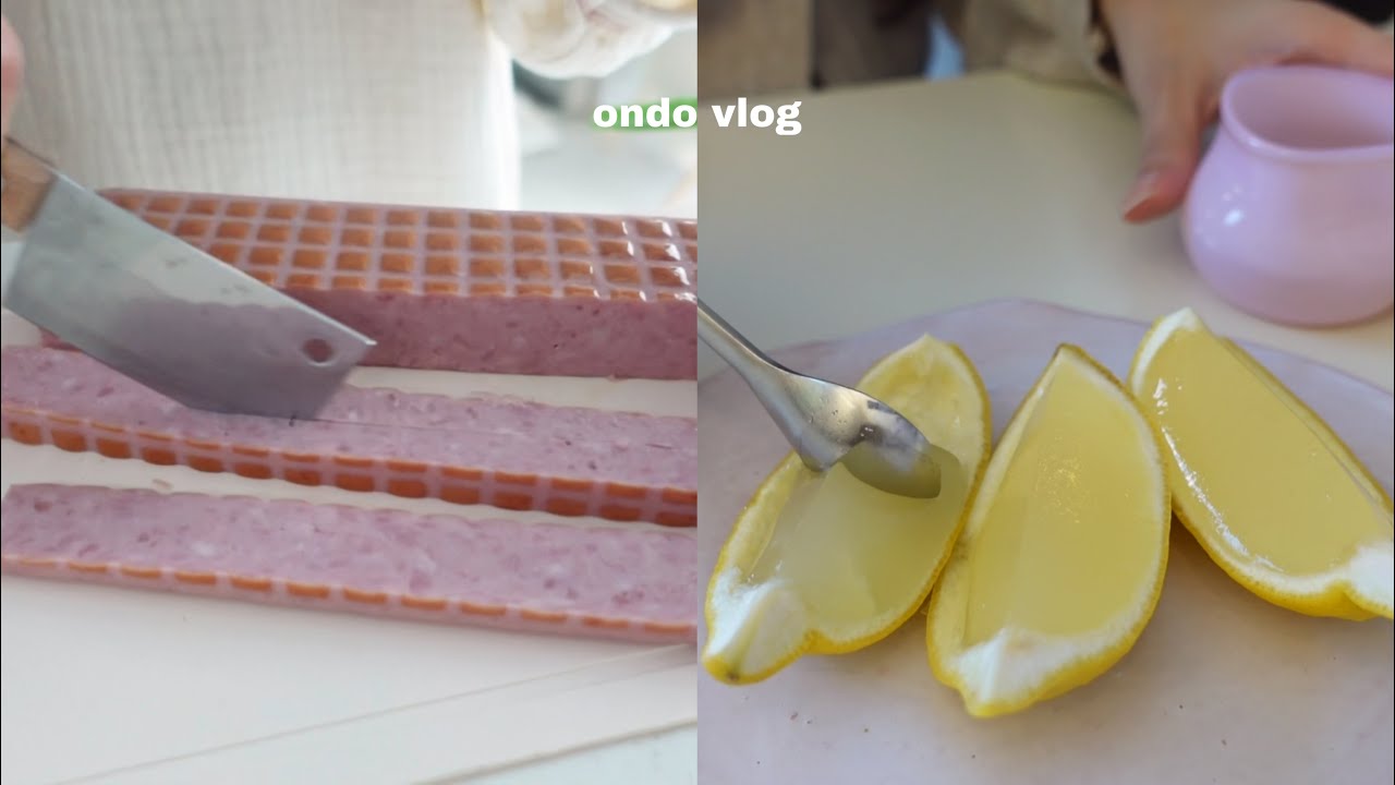 ENG)계란찜,혼자 북촌 떡볶이 맛집,카페 갔다가 집에서 약과 휘낭시에 만든 일상