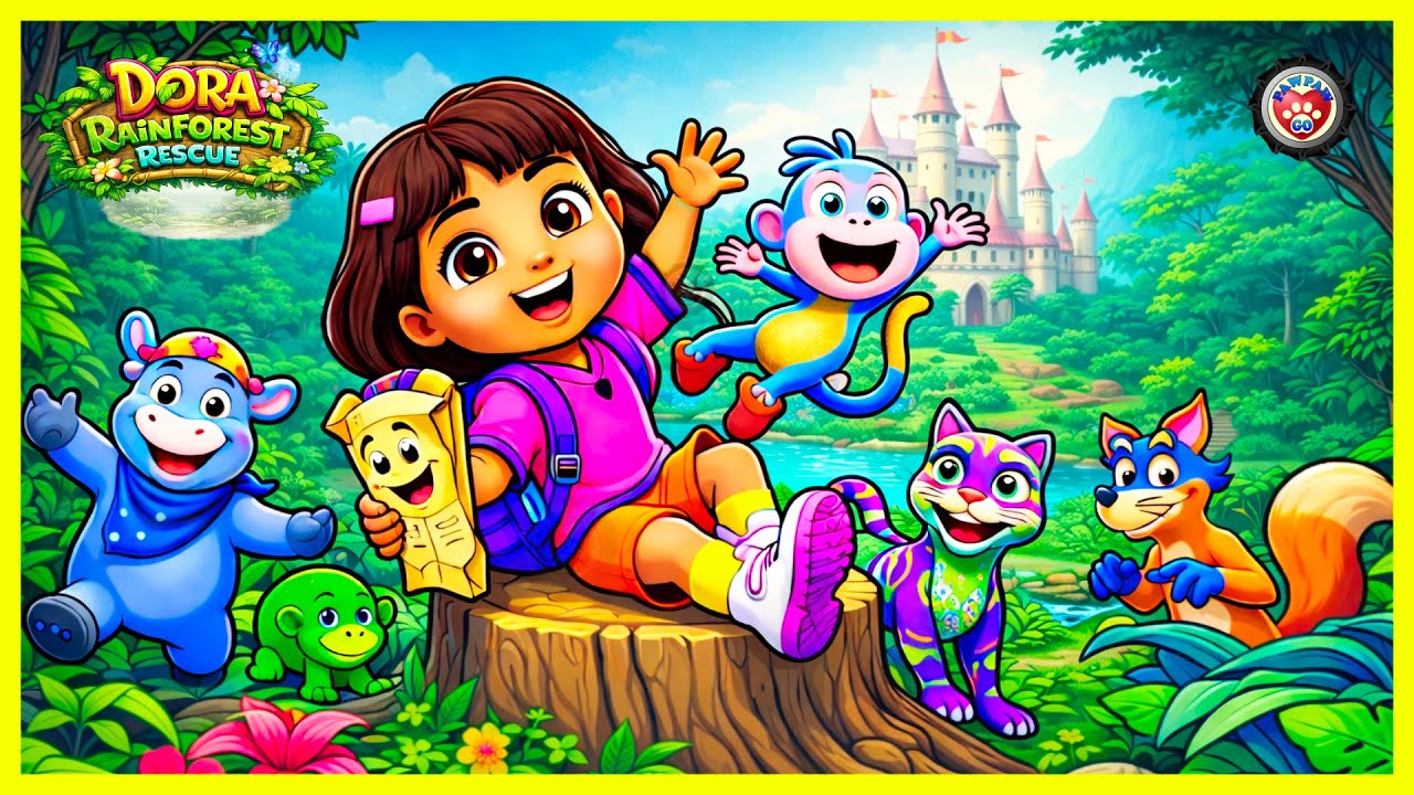 Dora Rainforest Rescue | Magic Pods Hunt in the Rainforest