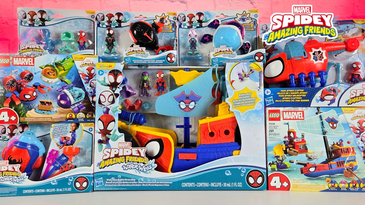 Unboxing The NEW Spidey and His Amazing Friends Toys and LEGO Sets| 2026