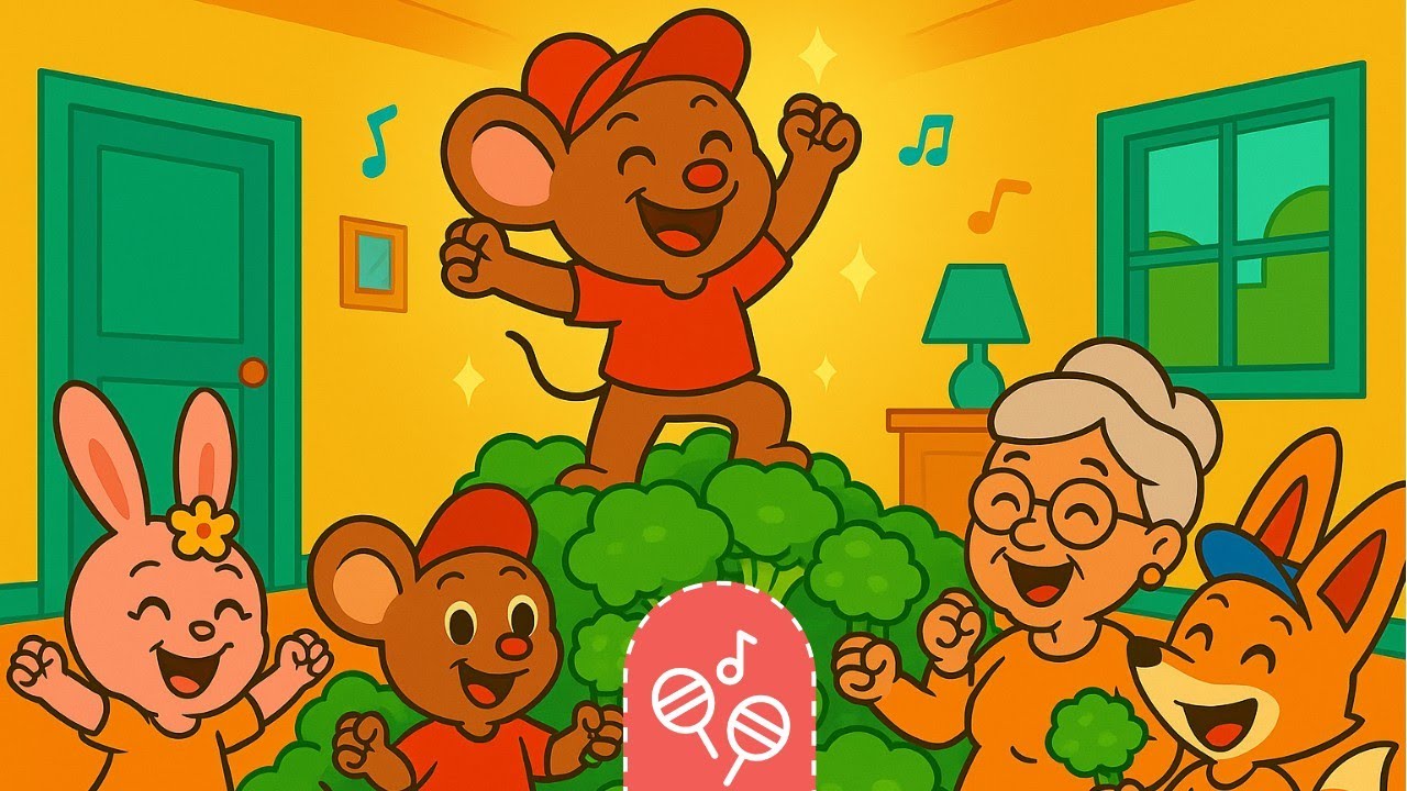 🐭 Um ratinho comilão! - Música Infantil divertida de um ratinho que não gosta de queijo.