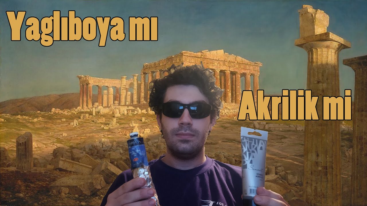 YAĞLIBOYA MI DAHA İYİ YOKSA AKRİLİK BOYA MI | Tarafını seç 1.Bölüm #sanattarihi #yağlıboya #vlog