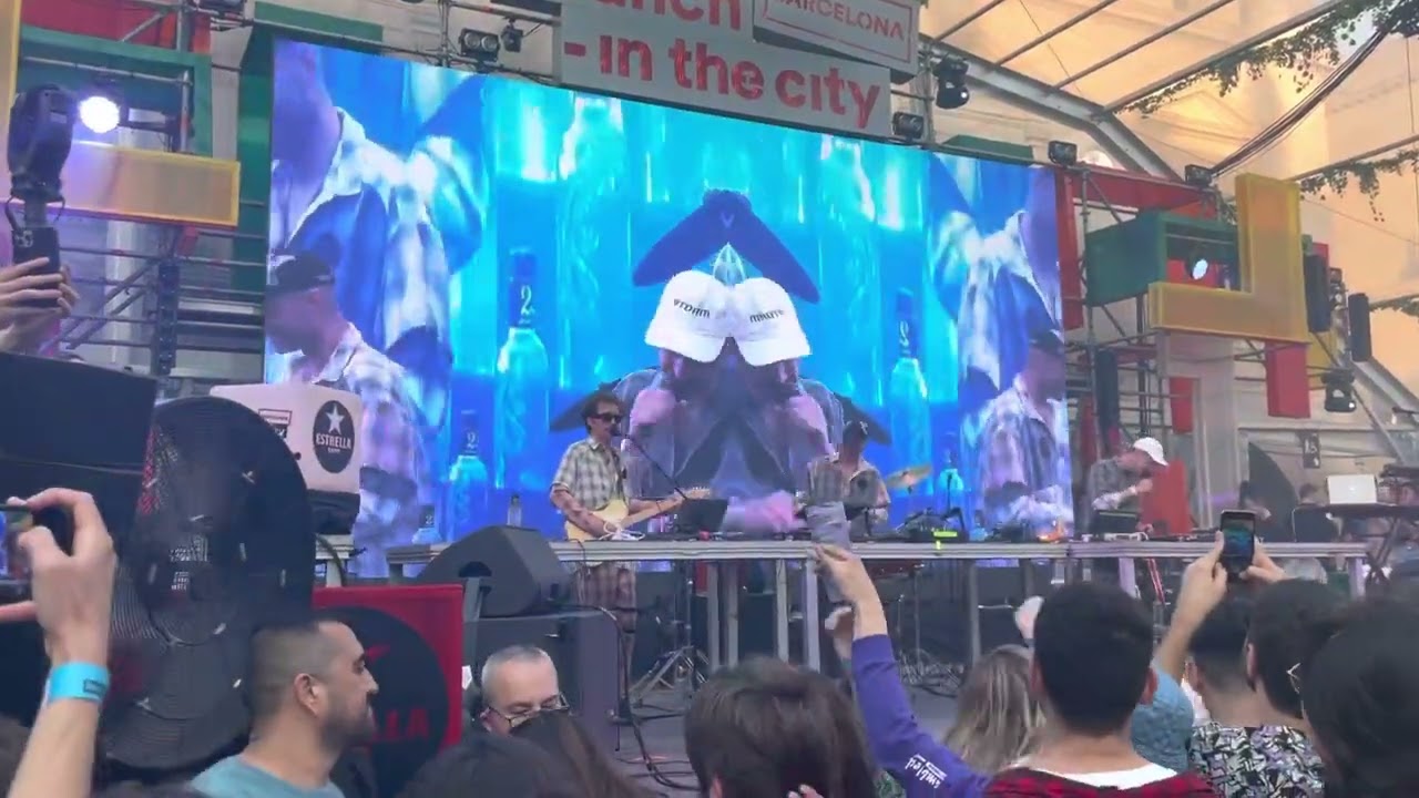 WhoMadeWho - Heads Above live at Brunch In The City Barcelona 17/04/2022