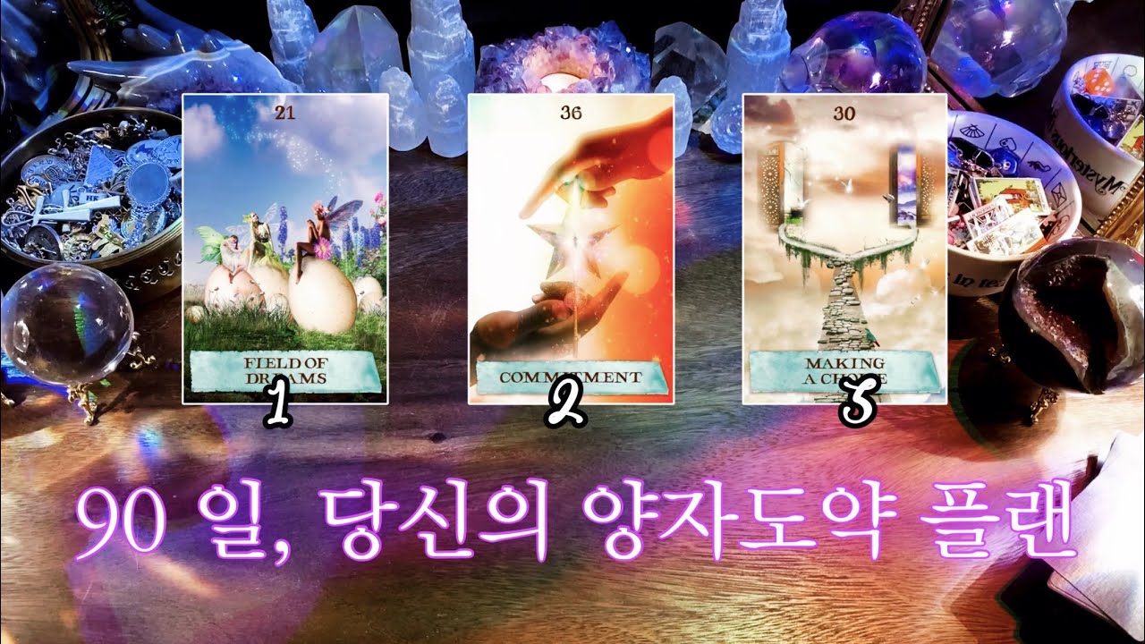 90일, 당신의 양자도약 ✶ 퀀텀리프 ✶ 플랜 🔮 타임리스 사이킥 타로 리딩 ⟡