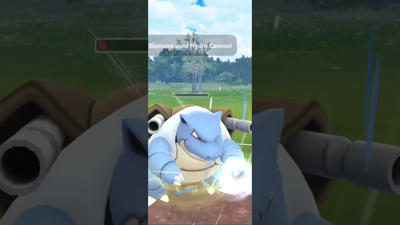BLASTOISE is pretty strong in PokemonGo Battle Single Type Cup
