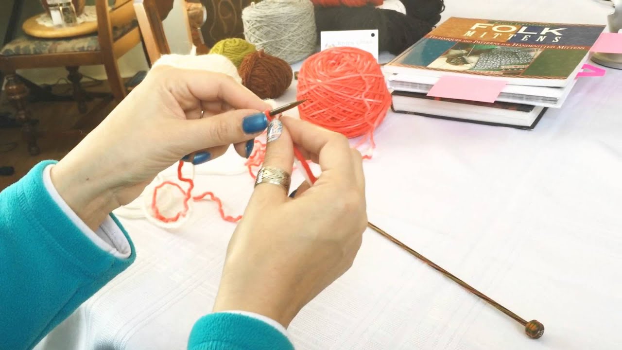 Braided Cast On Knitting Tutorial
